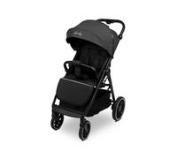 CARETERO Poussette Caretero Jimbo - Poussette Robuste et Confortable - Siège Réglable - Poussette Simple Compacte - Pour les Enfants de 6 Mois à 22 kg - 80x59x109cm - Noir