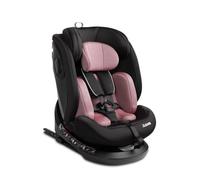 CARETERO Siège auto Azure i-Size pour enfants 40-150 cm - Siège auto 360 avec ISOFIX 0-12 ans & Top Tether - Appui-tête et inclinaison réglables - Norme ECE R129 - Rose