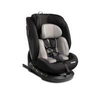 CARETERO Siège auto Azure i-Size pour enfants 40-150 cm - Siège auto 360 avec ISOFIX 0-12 ans & Top Tether - Appui-tête et inclinaison réglables - Norme ECE R129 - Gris