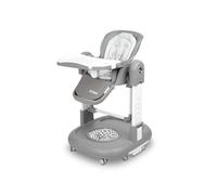 CARETERO - Sitron Chaise Haute Bébé 3-en-1 - Chaise Enfant Réglable, Chaise Ergonomique et Marchette pour Bébé, Sécurité et Confort, Plateau Amovible, Hauteur Réglable -Gris