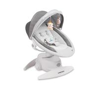 CARETERO - Transat Électrique Opti - Balancelle Électronique avec Trois Modes de Fonctionnement - 360 Degrés - Moustiquaire - Panneau de Contrôle Intuitif - Rotation 360 Degrés - Gris