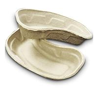 Caretex Pulp Lot de 50 plateaux, haricot jetables en carton - Idéal pour contenir des pansements, instruments médicaux, déchets de premiers secours chirurgicaux, taille 700 ml