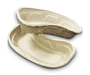 Caretex Pulp Lot de 50 plateaux, haricot jetables en carton - Idéal pour contenir des pansements, instruments médicaux, déchets de premiers secours chirurgicaux, taille 700 ml