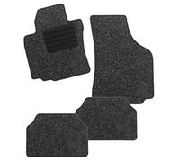 CarFashion 255285 BasicRips Auto Alfombrilla de Goma, Anthracite/Taché, 4-pièces