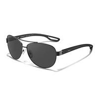 Carfia Classique Lunettes de Soleil Femme Homme Cat.3 Polarisées Pilote Protection UV400 pour Pêcher Voyager Conduire