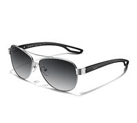 Carfia Classique Lunettes de Soleil Femme Homme Cat.3 Polarisées Pilote Protection UV400 pour Pêcher Voyager Conduire