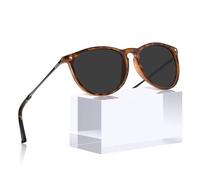Carfia Lunettes de Soleil Femme Homme Polarisées Cat.3 Vintage Cadre en Acétate UV400 Protection