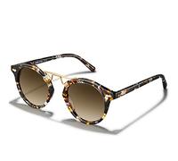 Carfia Lunettes de Soleil Femme Polarisées Mode Rétro Vintage la Protection UV 400 pour Conduire Voyager
