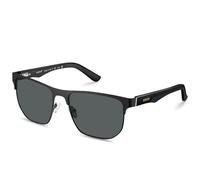 Carfia Lunettes de Soleil Homme Polarisées, Monture Métallique Carrée, Vintage Lunettes de Soleil UV400 pour La Conduite