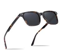 Carfia Vintage Lunettes de Soleil Femme Polarisées Cat.3 Protection UV400 Anti Fatigue Oculaire Voyage Conduite Plage