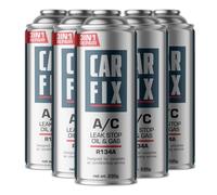 CARFIX recharge gaz de remplacement r134a, réfrigérant de remplacement r134a pour climatisation automobile - 5 boîtes 3en1 r134a réfrigérant, 235 g