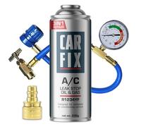 CARFIX, remplacement r1234yf, Produit d'étanchéité, réfrigérant, recharge de climatisation de voiture, équivalent 660g, 1 boîte, 3 en 1, 235g