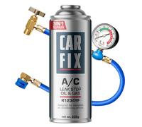 CARFIX, remplacement r1234yf, Produit d'étanchéité, réfrigérant, recharge de climatisation de voiture, équivalent 660g, 1 boîte, 3 en 1, 235g