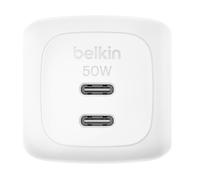 Cargador 50w Dual Usb-c Blanco