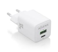 Cargador Aisens Gan 30w 1xusb-C Pd3.0 Qc4.0 1xusb-A Qc3.0 Blanco