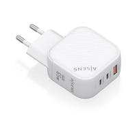 Cargador Aisens Gan 65w 2xusb-C Pd3.0 Qc4.0 1xusb-A Qc3.0 Blanco