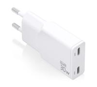 Cargador Aisens Gan Ultra Delgado 30w 2xusb-C Pd3.0 Qc4.0 Blanco