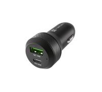 Cargador Coche Natec Coney 1xusb, 1xusb-C Qc3.0, Pd 3.0 48w Negro