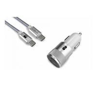 Cargador Coche Subblim Dual Pd20w+Qc3.0+C To C/Lightning S