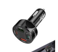 Cargador De Coche De 4 Puertos, Cargador De Coche Para Teléfonos,Adaptador De Cargador De Coche USB De Carga Rápida - Adaptador De Cargador De Coche Portátil, Accesorios De Coche Para Viajes, Vida Dia