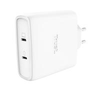 Cargador de Pared GaN Trust Maxo 100W- 2xUSB Tipo-C- Incluye Cable USB Tipo-C- 100W