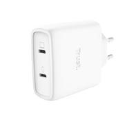 Cargador de Pared GaN Trust Maxo 65W 25526- 2xUSB Tipo-C- Incluye Cable USB Tipo-C- 65W
