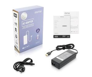 CARGADOR DE PORTÁTIL MITSU 20V 4.5A RECTANGULAR 11.0X4.5 PIN - YOGA - LENOVO