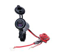 Cargador de teléfono Para automóvil Con Puerto USB Doble Para motocicleta - Cargador rápido QC3.0 + PD Para automóviles y vehículos recreativos, Perfecto Para teléfonos móviles y navegación GPS