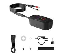 Cargador De Teléphone Para Moto - Adaptador Imperméable De Carga Rápida 12V-24V | Toma USB-A Y Type-C Retráctil 30W Para Vehículos, Viajes, Trabajo, Casa & Actividades Al Aire Libre