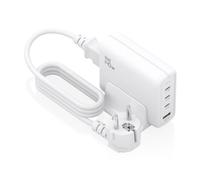 CARGADOR GAN AISENS SOBREMESA 140W 3XUSB-C PD3.1 QC4.0 QC5.0 USB-A QC3.0