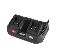CARGADOR VATTON DOBLE RAPIDO 20V. 3 Ah.