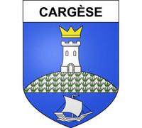 Cargèse 20 ville sticker blason écusson autocollant adhésif - Taille : 8 cm