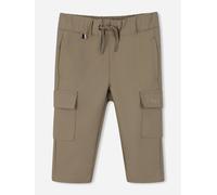 BOSS Bas de survêtement enfant J52855 – polaire froissée, poches cargo – Marron 86