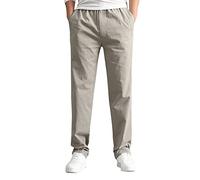 Cargo Homme, Mens Fashion Casual Loose Plus Size Pocket Lace Up Frenulum Pantalon