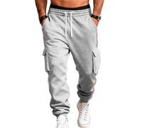 Cargo Homme,Pantalon Cargo Pantalon De Travail à Poches Multiples RéSistant Et Utilitaire Pour La RandonnéE Et Les ActivitéS De Plein Air IdéAl Pour Un Look Streetwear DéContracté Et Quotidien Tissu