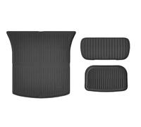 Cargo Liner pour Tesla pour Modèle Y Juniper 2025 2026 Tapis De Sol À Couverture Complète TPE Doublure De Coffre Toutes Saisons Double Couche(Trunk Mats 3Pieces)