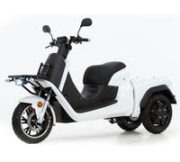 Cargo - Scooter électrique 50cc - moteurs 2x2000 W - 2 batteries 72V 50Ah, blanc