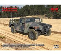 Cargo Transporteur Humvee M1097A2 1:3 5 Plastique Model Kit Icm