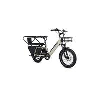 Cargobike Electrique, E-Compactail, Aluminium, SHIMANO 7v, Autonomie jusqu'a 100 km, Baterrie 48V 15Ah