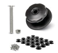 CargoVA - Accessoires de véhicules intelligents - 20 boutons-pression avec vis et écrous de sécurité - parfaits pour fixer des filets de remorque et des bâches