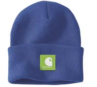 Carharrt Rubber Patch Watch Beanie, bleu