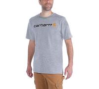 T-shirt Carhartt Core Logo manche courte gris noir orange - XXL