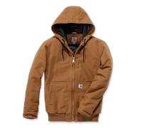 Carhartt Duck Active, veste textile M Marron Marron
