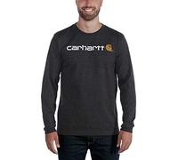 Carhartt 104107 T-shirt à manches longues avec logo Emea Core - Homme - Gis foncé - M