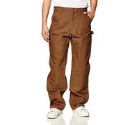Carhartt Firm Duck Double-Front Work Dungaree Jeans/Pantalons, brun, taille 44