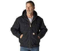 Carhartt J140 Flannel Insulated Active, veste en textile L Noir Noir
