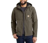 Carhartt Big & Tall Veste à Capuche Coupe Rugueuse Vêtement de Travail Utilitaire, Tarmac, L Grande Taille Homme