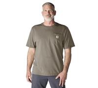 Carhartt Big & Tall Workwear Pocket Short-Sleeve T-Shirt, Gris (Grey Desert), Medium Hommes