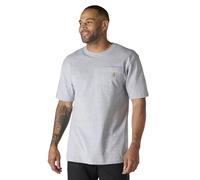 Carhartt Big & Tall Workwear Pocket Short-Sleeve T-Shirt, Gris (Heather), Medium Hommes