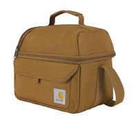 Carhartt Boîte à déjeuner 12 canettes à deux compartiments | Sac à déjeuner durable et entièrement isolé pour homme et femme - Grande boîte à déjeuner (marron Carhartt )